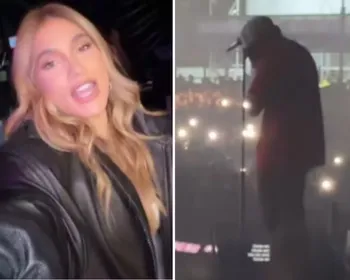 Virginia filma Zé Felipe chorando em primeiro show após separação