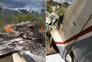 
			
				Avião carregado com 200 kg de droga é interceptado por FAB e PF
			
			