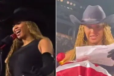 
			
				Beyoncé faz chá revelação de casal de fãs durante show
			
			