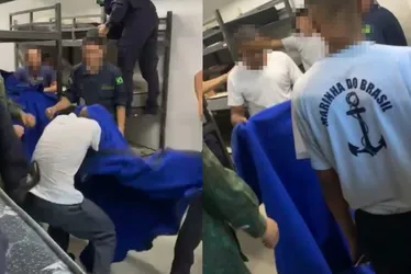 
			
				Marinha vai investigar trote com socos e mordidas na bunda de recrutas
			
			