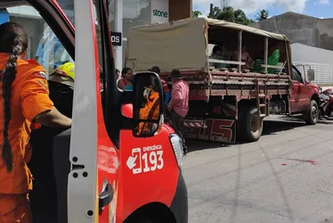 
			
				Menor tem hemorragia no crânio ao cair de caminhão em União dos Palmares
			
			
