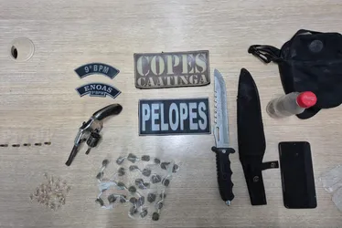 
			
				PM apreende 800g de drogas e prende dois homens em Delmiro Gouveia e União dos Palmares
			
			