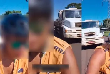
			
				Vídeo: ciclista briga com caminhoneiro e grava o próprio atropelamento
			
			