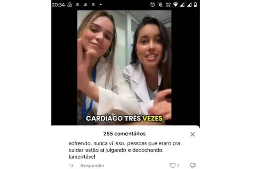 
				“Acha que tem 7 vidas”, disse aluna de medicina sobre transplantada
			
			