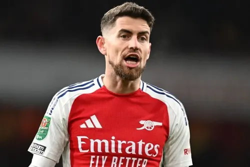
				Arsenal tem má notícia em relação a Jorginho, alvo do Flamengo
			
			