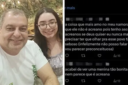 
				Estudante de medicina e filha de secretário ofende acreanos: 'povo seboso'
			
			