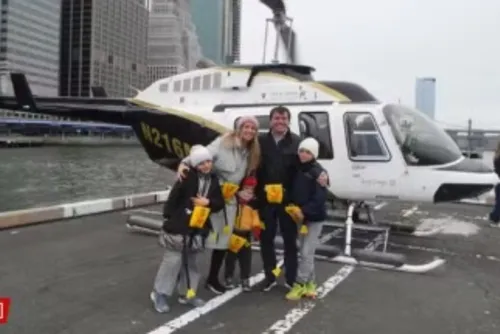 
				Família morta em queda de helicóptero postou foto antes de embarque
			
			