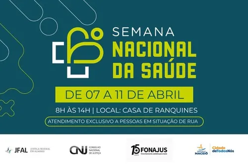 
				Justiça Federal promove mutirão da saúde em Alagoas a partir de 7 de abril
			
			