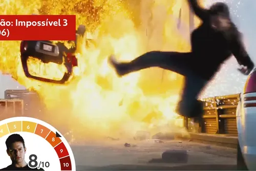 
				'Missão Impossível': Tom Cruise reabraça absurdo em possível adeus
			
			