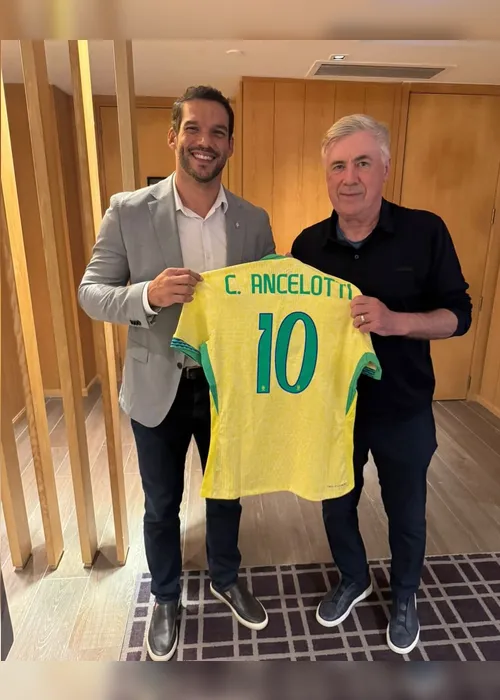 
			
				Carlo Ancelotti chega ao Brasil para assumir a Seleção
			
			