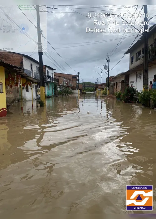 
			
				Fortes temporais deixam AL em alerta; veja novas fotos e vídeos!
			
			