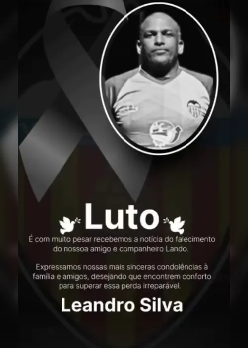 
			
				Goleiro alagoano morre após cair de moto e fraturar pescoço em quebra-molas
			
			