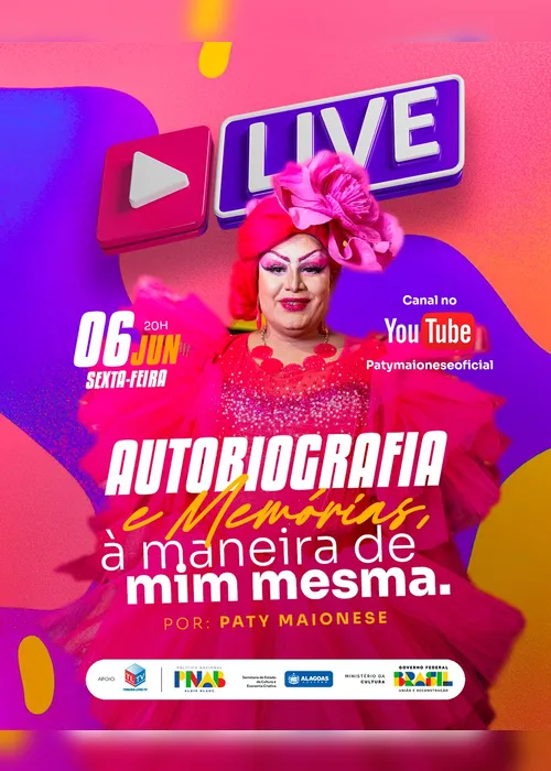 
			
				Paty Maionese anuncia live e promete revelações inéditas sobre seus 23 anos de carreira
			
			