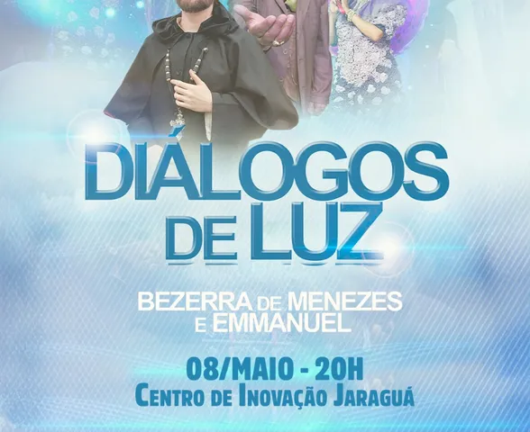 Espetáculo “Diálogos de Luz” retrata encontro histórico entre Bezerra de Menezes e Emmanuel
