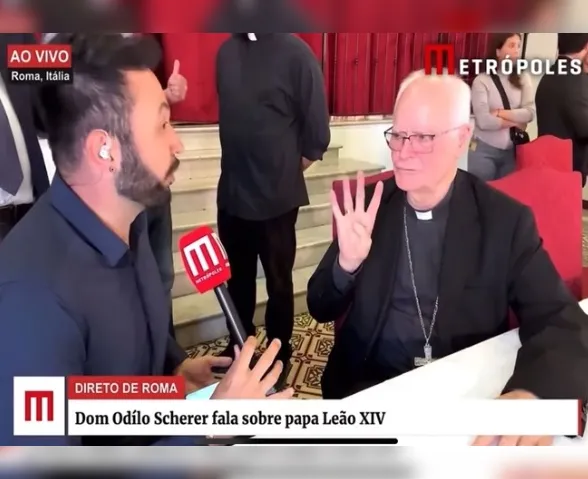 Papa Leão XIV foi eleito na 4ª votação, diz dom Odilo Scherer