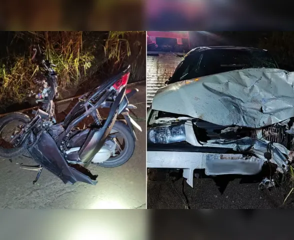 Policial militar morre após ter moto atingida por motorista bêbado