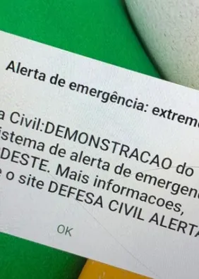 Alerta da Defesa Civil começa para valer nesta quarta-feira (18)