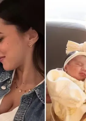 Cunhada de Neymar compartilha registros do parto de Bruna Biancardi