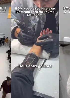 'Decisão foi espontânea', diz pastor de igreja onde 60 pessoas se tatuaram