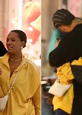 Jéssica Ellen beija Vitor Sampaio, em shopping do Rio