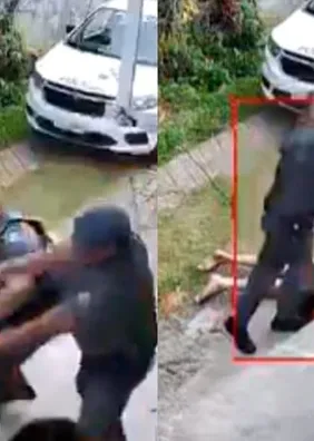 PMs espancam casal na frente de casa após pedido de socorro