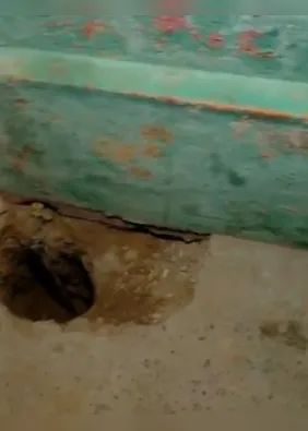 "Saiu fumaça", diz morador de casa interditada por aquecimento do solo em Penedo
