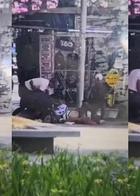 VÍDEO: ladrões imobilizam, arrastam e agridem homem durante roubo