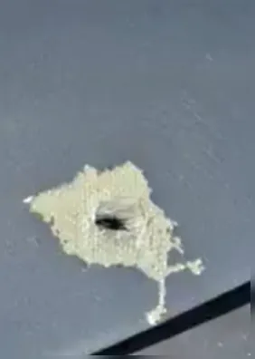 Vídeo: veja como ficou helicóptero da Record após ataque a tiros