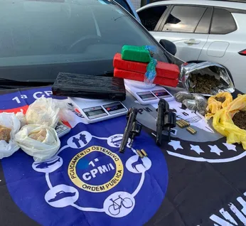 PM apreende 28 armas e quase 29 kg de drogas em uma semana em AL