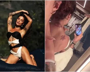 Aline Campos sobre processo de remoção de tatuagens: 'São dolorosos e demorados'