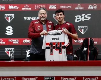 Atacante Gonzalo Tapia é apresentado no São Paulo