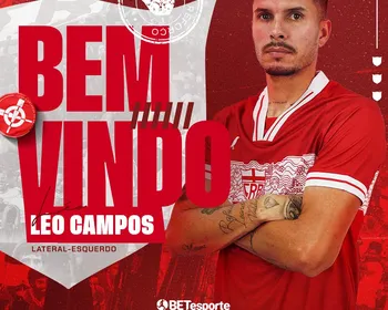 CRB anuncia a contratação de Léo Campos, lateral-esquerdo que estava no Joinville