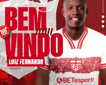 CRB anuncia a contratação de Luiz Fernando, meio-campista que estava fora do País