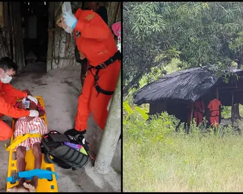 Cercado por fios e desidratado: homem aguarda quatro dias para ser resgatado de área de mata