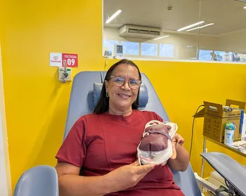 Conheça alagoana que já salvou mais de 100 vidas ao doar sangue no Hemoal