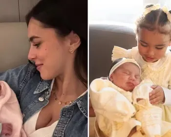 Cunhada de Neymar compartilha registros do parto de Bruna Biancardi