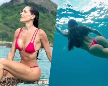 Deborah Secco posta fotos em cenário paradisíaco: 'Noronhe-se'
