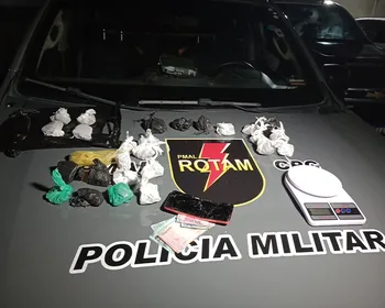 Drogas são encontradas em congelador e suspeito é preso após fuga
