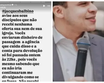 Elizeu Rodrigues rebate pastor de AL e diz que não recebeu ofertas; entenda!