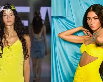 Estreante nas passarelas, enteada de Isabella Santoni é comparada a Zendaya