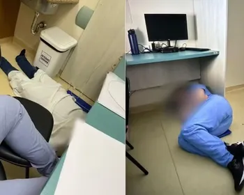 Estudantes de medicina dormem no chão e denunciam plantões exaustivos
