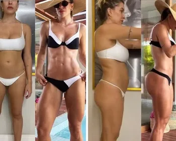 Lore Improta choca com evolução do corpo após gravidez