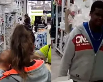 Mãe que amamentava bebê em loja é espancada por assaltante