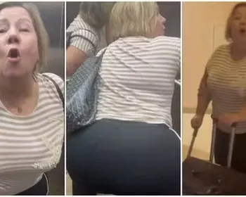 Mulher presa em shopping faz novo ataque homofóbico após ser solta