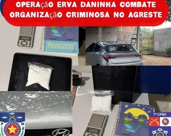 Operação integrada desarticula grupo criminoso em Girau do Ponciano e Lagoa da Canoa