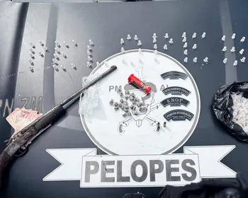 PM apreende drogas e arma durante ações em União dos Palmares