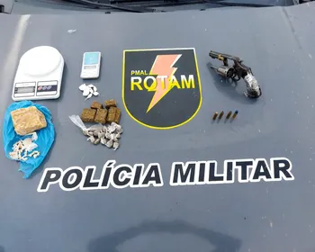 PM prende jovem de 19 anos com drogas e arma durante operação em Rio Largo