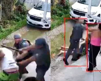 PMs espancam casal na frente de casa após pedido de socorro