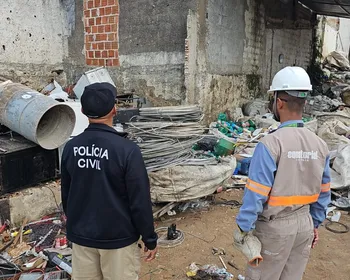 Polícia prende dois homens e apreende uma tonelada de cabos furtados da Equatorial