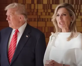 Quem é a rainha dos Países Baixos que imitou Trump durante encontro